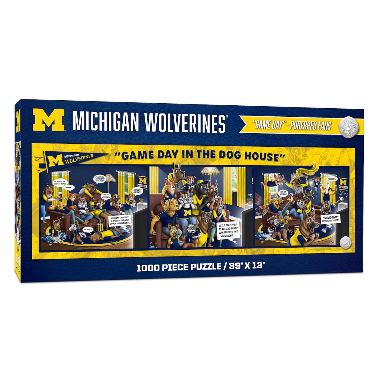 College Game Day in the Dog House 1,000 Piece Puzzle
